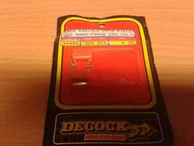 lot de composants électronique vintage condensateur - Photo 1/2