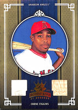 2005 Diamond Kings Materials Bronze #7 Chone Figgins Bat- Jersey 110/200 