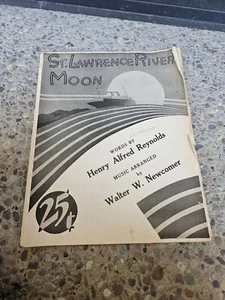St. Lawrence River Moon Sheet Music - Picture 1 of 8