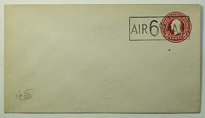 1941 6c Airmail Overprint on 2c #W434 George Washington Mint Postal Stationary - Picture 1 of 2