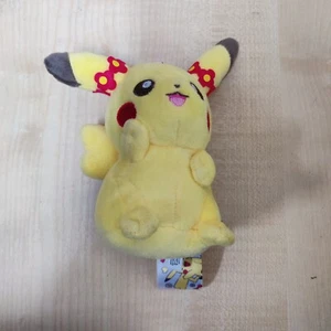 Pokeman Keychain Girlish Pikachu Plush Yellow Red 5" - Picture 1 of 9