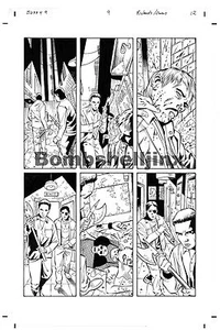 Dark Horse Joss Whedon's BUFFY 9 #9 página 12 arte original -- Richards and Owens - Imagen 1 de 1