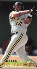 1994 Fleer Extra Bases Brian Hunter Pittsburgh Pirates #346