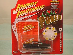 1957 Lincoln Premier By Johnny Lightning Poker Series - Picture 1 of 1