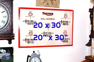 A 20 x 30 inch 650cc Triumph Gearbox Diaphragm - Picture 1 of 2