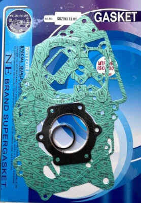 JUEGO COMPLETO DE JUNTAS DE MOTOR SUZUKI TS185 DS185 NE 1977 - 1984 Foto 1 de 4