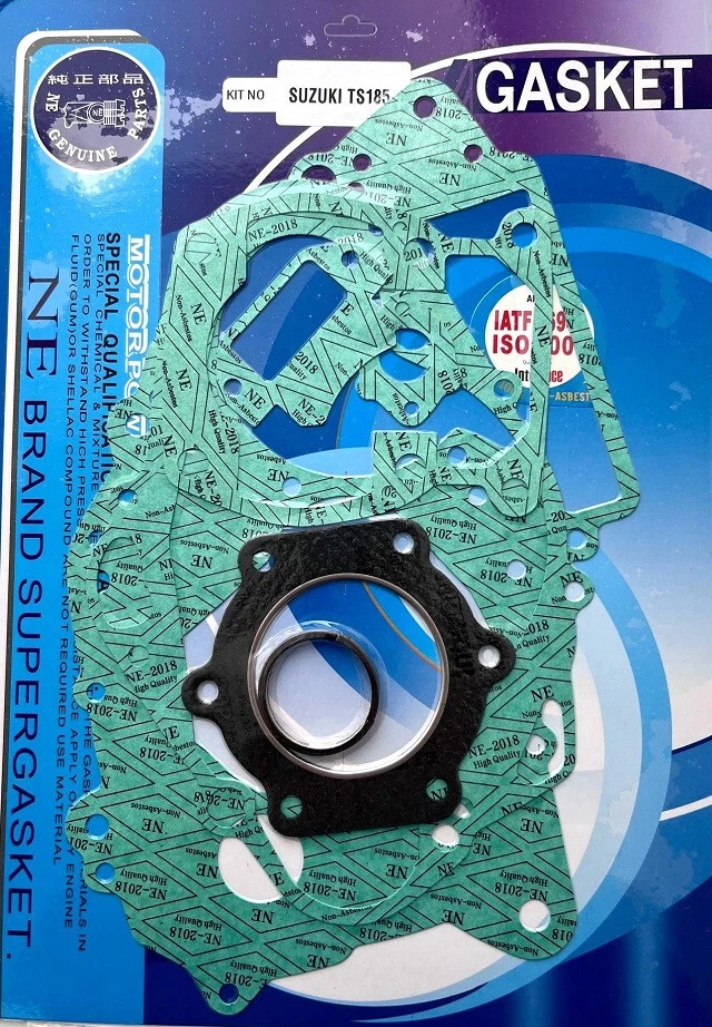 JUEGO COMPLETO DE JUNTAS DE MOTOR SUZUKI TS185 DS185 NE 1977 - 1984 Foto 1 de 4
