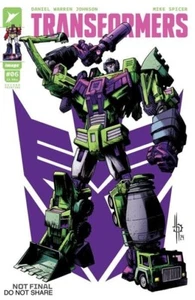 Transformers #6 Second Printing Jason Howard Variant