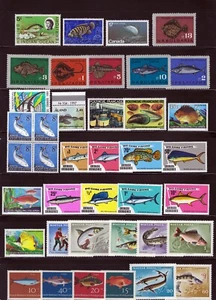 Fish, Fresh and Saltwater Species Mint/Used Stamp Collection ZAYIX 0525L0041 - Picture 1 of 4