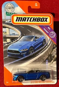 MATCHBOX 2018 FORD MUSTANG CONVERTIBLE 54/100 MBX HIGHWAY . SEE COMBINED OFFERS! - Picture 1 of 1