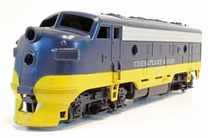 HO Athearn Chesapeake & Ohio F7A DUMMY Diesel Locomotive blue box 3027 RTR 8293 - Picture 1 of 8