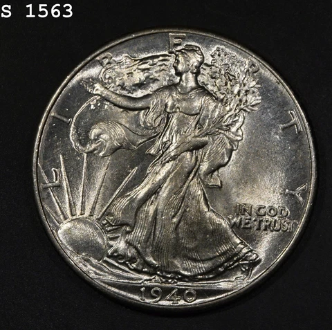 1940 Liberty Walking Half Dollar "CH BU" *Free S/H After 1st Item* Cover
