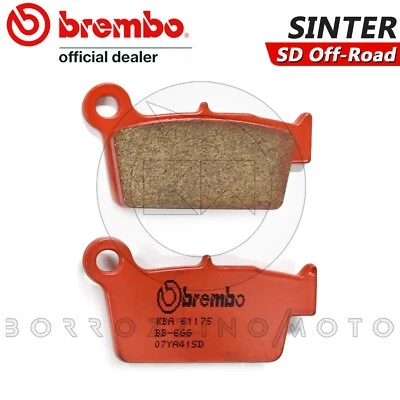 PASTIGLIE FRENO POSTERIORI BREMBO SINTERIZZATE OFFROAD 07YA41SD TM EN 450 F 2010 - Изображение 1 из 3