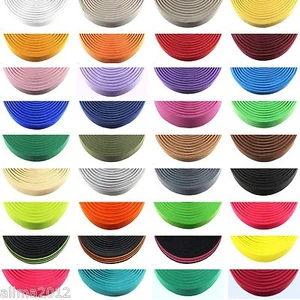 Banda elástica de color tejida 5 m 5 cm 50 mm de ancho NUEVO - Imagen 1 de 32