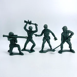 De colección 1968 Tim Mee Alto Plástico Ejército Hombres Soldados-#1340-Bazuca-Infantería-Vietnam - Imagen 1 de 16