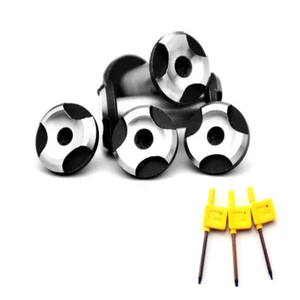 416 Acero Inoxidable Mango Cuchillo Remaches Tornillo Perno Escala Hoja Sujetador Material - Imagen 1 de 18