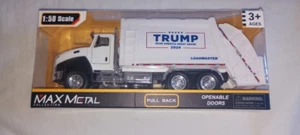 President Trump Garbage Truck MAGA 1:50 Scale Die-Cast Metal Memorabilia NIB - Picture 1 of 3