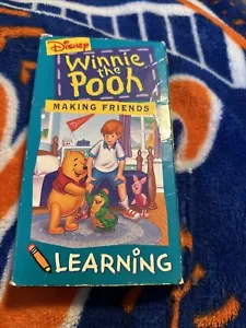Winnie the Pooh - Pooh Learning - Making Friends (VHS, 1994) - Picture 1 of 3