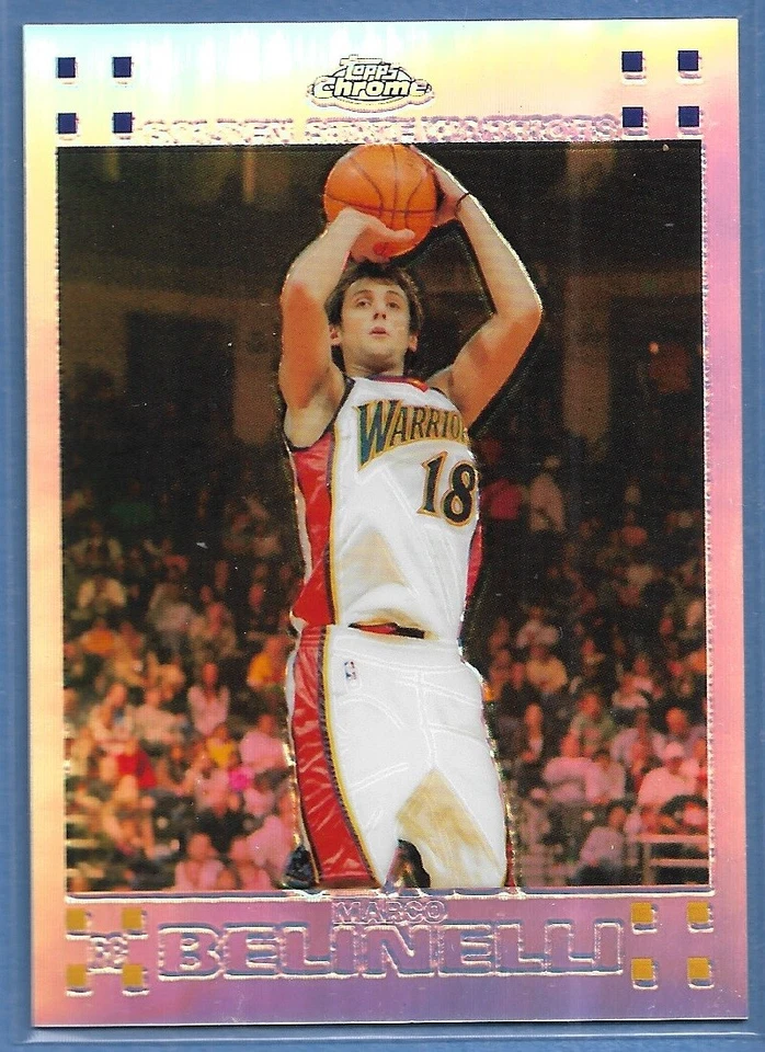 MARCO BELINELLI 2007-08 Topps Chrome Refractors #133 272/1499 WARRIORS - Image 1 of 1