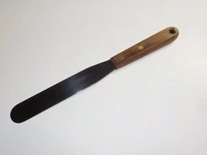 Cuchillo Robinson Knife Co de Colección Espátula Hielo Acero Inoxidable Manija de Madera - Imagen 1 de 5