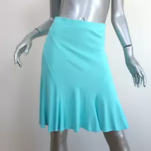 Blumarine Trumpet Hem Skirt Blue Jersey Size 40 - Picture 1 of 5