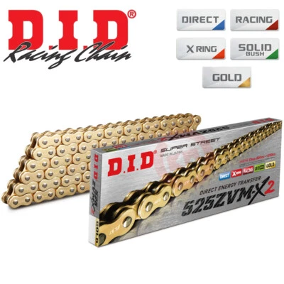 CATENA TRASMISSIONE DID ORO 525ZVMX2 118 PER KTM SUPER ADVENTURE 1290 2015-2020 - Immagine 1 di 4