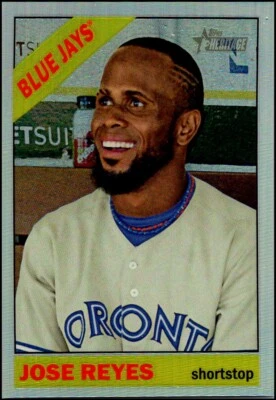 2015 Topps Heritage #THC-464 Jose Reyes Chrome Refractor #/566  NM+/MT - Image 1 of 2