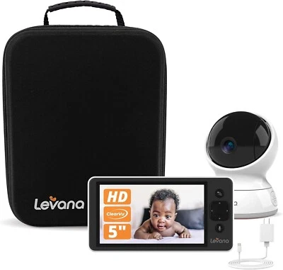 Детский видеомонитор без WiFi 720P HD PTZ-камера 5 дюймов HD-монитор 22 часа Btry Upt - Изображение 1 из 4