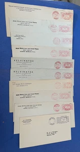 LOT x10 DETROIT MICHIGAN 1932-36 PAID PERMIT METER ADVERTISING COVERS ! - Picture 1 of 1