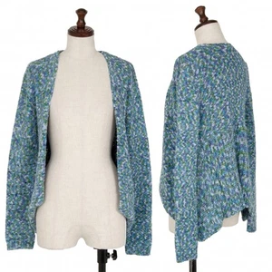 ISSEY MIYAKE HaaT Rip knitting Cardigan Size 2(K-117314) - Picture 1 of 12
