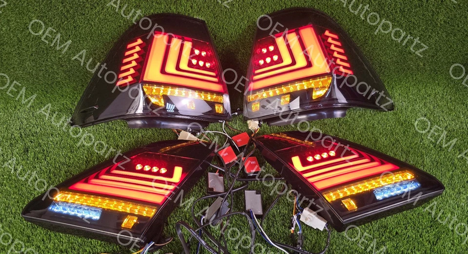 Lanternas traseiras de LED com luzes internas novas plug play personalizadas para Lexus LS430 2001-2003 - Imagem 1 de 4