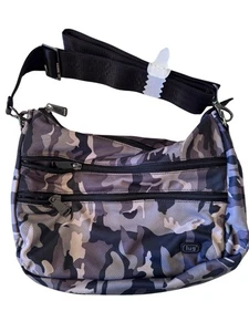 Borsa a tracolla Lug Slider Freestyle mimetica nuova senza etichette 4 tasche con cerniera - Foto 1 di 14