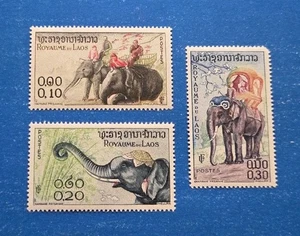 Laos Briefmarken, Scott 41-43 kurzer Satz postfrisch - Bild 1 von 1