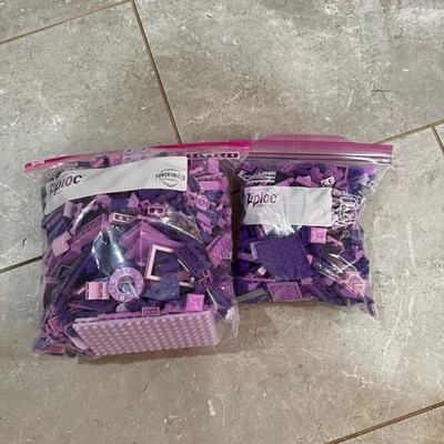 Legos assorted purple blocks and pieces, 3lb - image 1 of 4