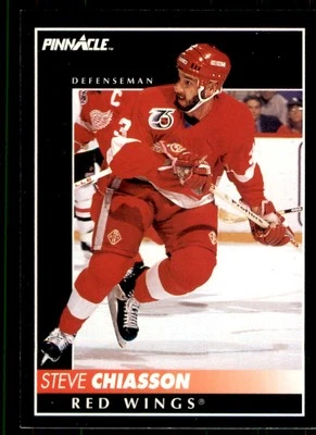 1992-93 Pinnacle Steve Chiasson Detroit Red Wings #339 - Image 1 of 2