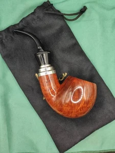 Pipa Rinaldo Skipper Triade Y Silver Line 9 Vera Argento Lavorata - Imagen 1 de 17