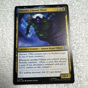 MTG - Prowler, Clawed Thief - Marvel's Spider-Man NM/M Condition - Picture 1 of 2