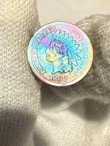 Schöner niedriger Auflagen 1882 Indian Head Cent getönt - Bild 1 von 2