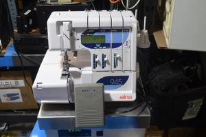 RARE Elna 945 Computer Serger 5 Thread TESTED WORKS READ description - Picture 1 of 19
