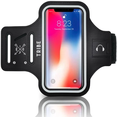 TRIBE Water Resistant Cell Armband Case Running Holder for iPhone Pro Max Plu... - Image 1 of 4