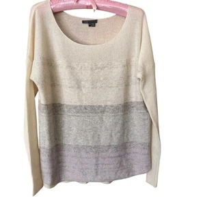 VINCE 100% Cashmere Size Small Lightweight Pullover Sweater Scoop Neck Preppy - Picture 1 of 11
