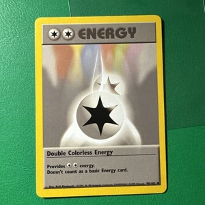 Double Colorless Energy 96/102 - 1999 Base Set Unlimited Pokemon conditions vary - Picture 1 of 2