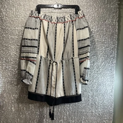 Hei Hei LaRue Embroidered Off Shoulder Romper Long Sleeve Size S Wool Blend - Image 1 of 4