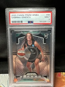 2020 Panini Prizm WNBA Sabrina Ionescu Rookie RC #89 PSA 9 Mint NY Liberty - Bild 1 von 2
