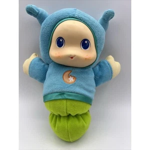 Playskool Lullaby Gloworm Peluche Azul Verde 10" Luz Calmante Sonidos Año 2011 - Imagen 1 de 8