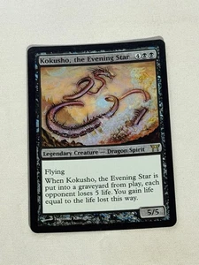 MTG FOIL Kokusho, the Evening Star Champions of Kamigawa Magic the Gathering - Picture 1 of 2