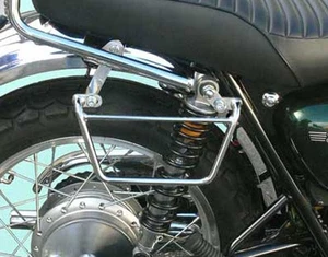 Rahmen Halterungen Spaan Chrom Taschen Klick Fix für Kawasaki W800 - W650 - Bild 1 von 1