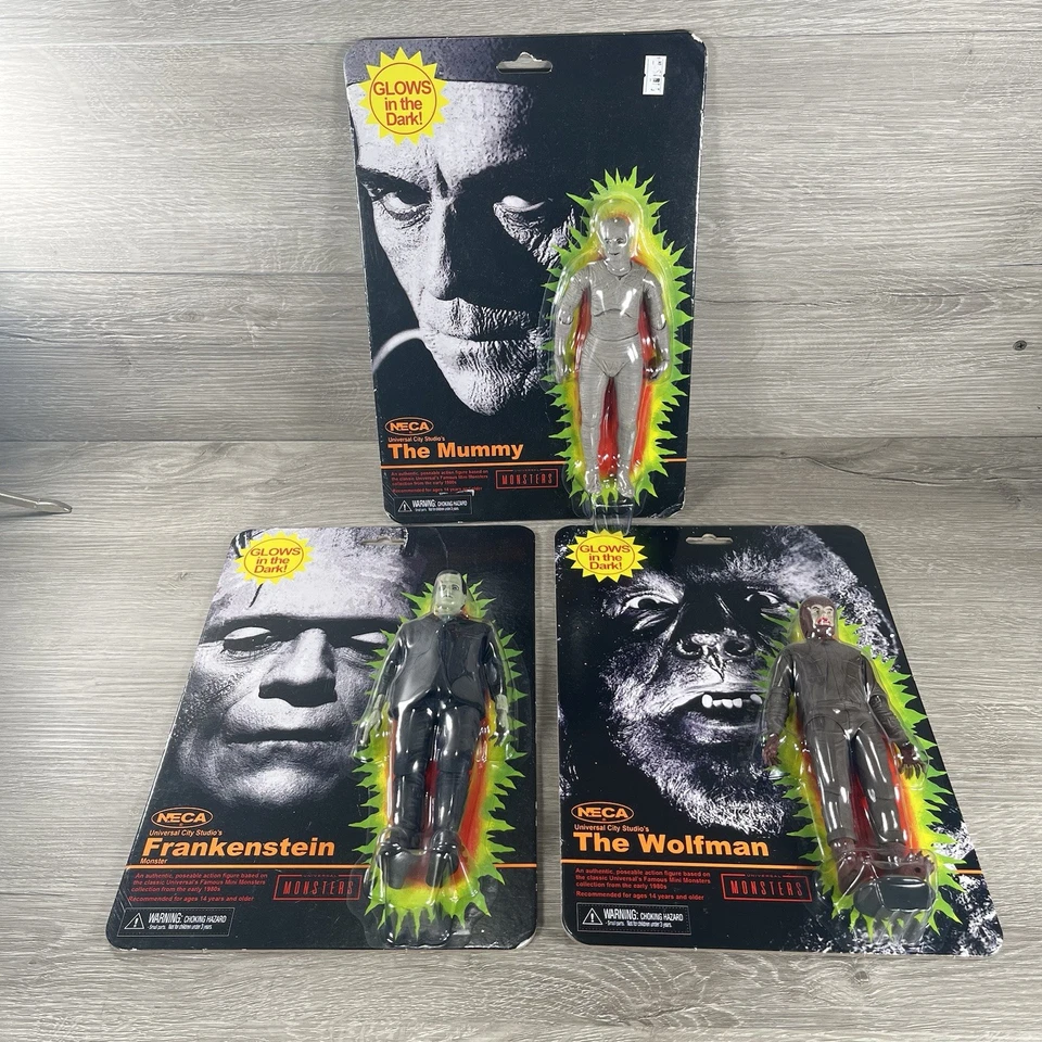 Universal Monsters Glow In The Dark Retro Frankenstein By Neca