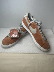 Nike Blazer Low Orange Suede Men’s US 14 / EU 48.5 305415-801 - Picture 1 of 11