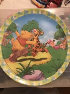Vintage Disney Pooh And Tigger Plate Zak Designs - Picture 1 of 2